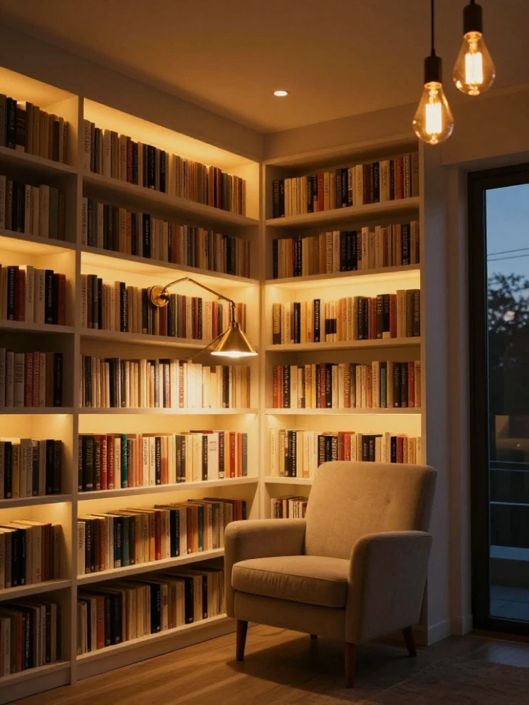 Best Lighting Ideas for a Home Library Room