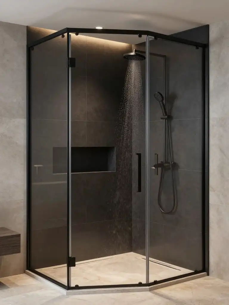Black Shower Ideas — Walk-In, Frameless, and Tiled Designs