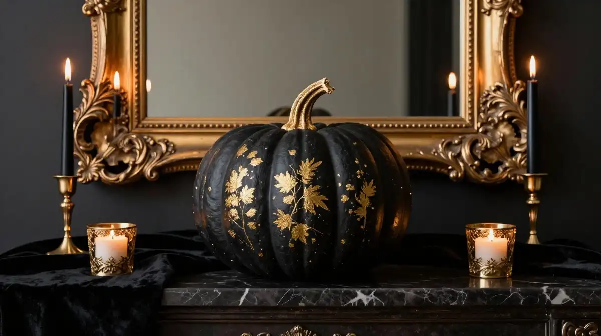 Black and Gold Halloween Decor: A Timeless Elegant Combination