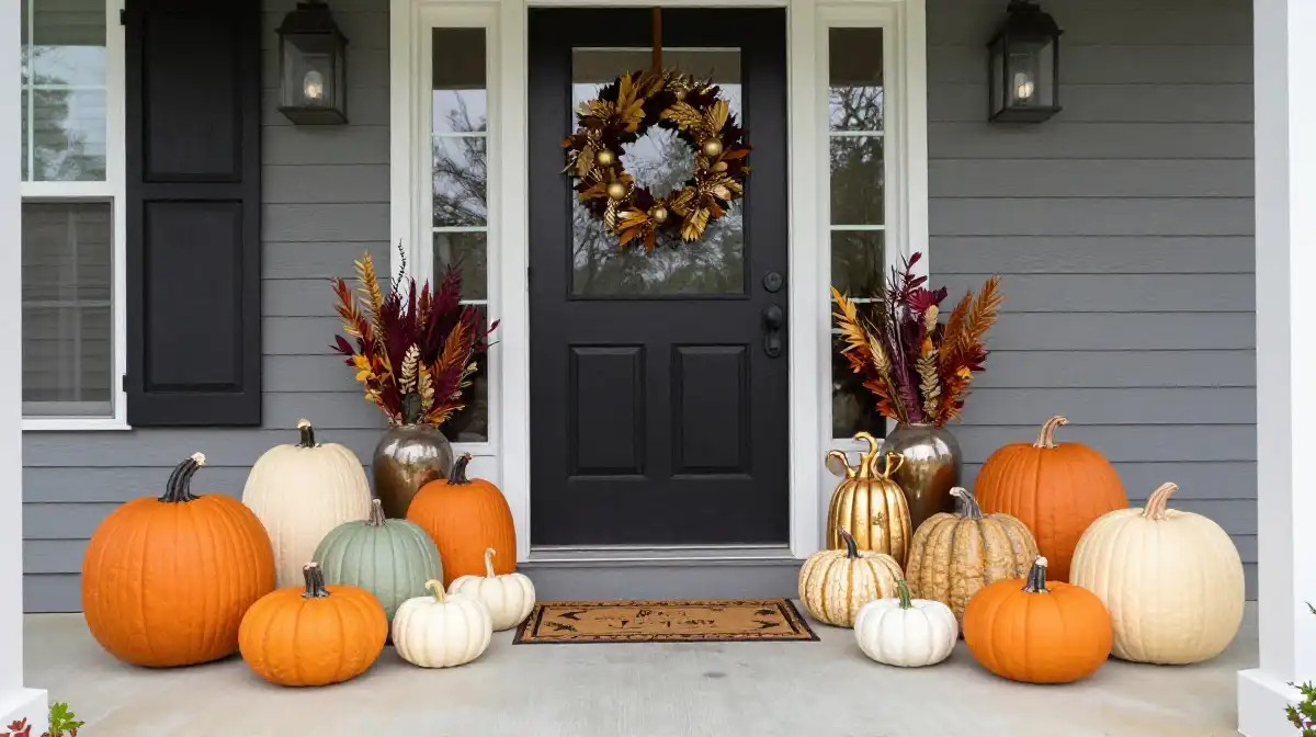 Choosing a Color Palette for Your Fall Front Porch