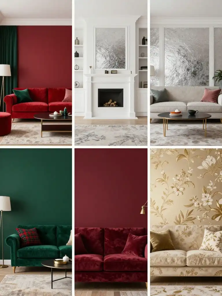 Christmas Color Schemes for Your Living Room
