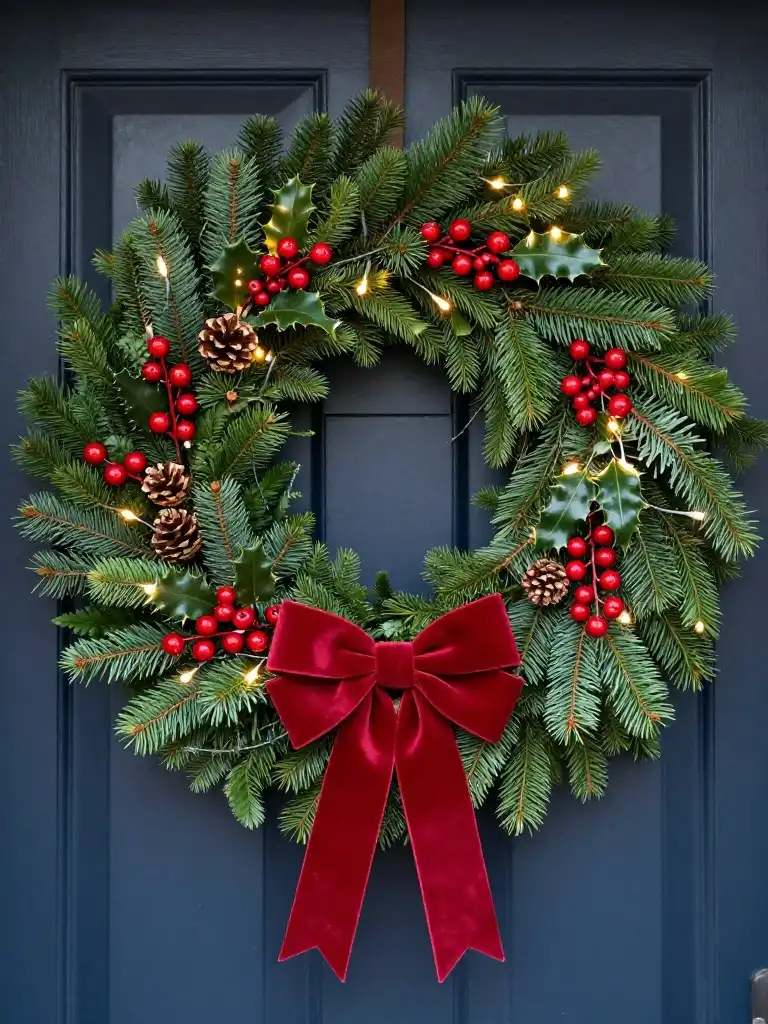Classic Christmas Wreath Ideas for Your Front Door