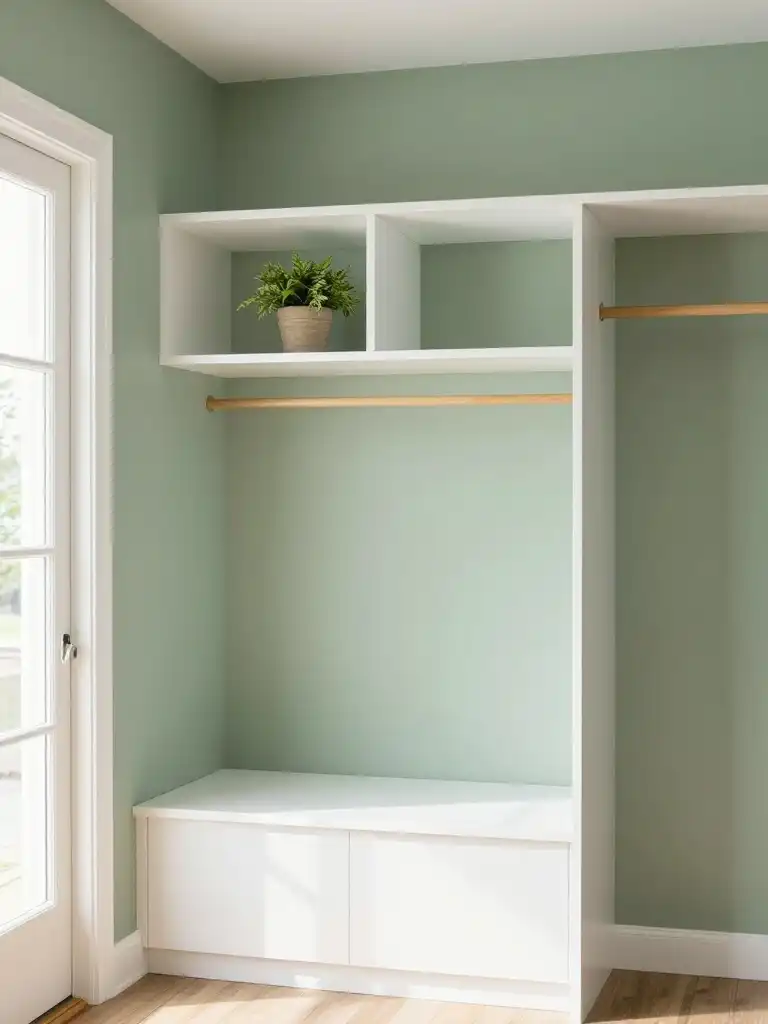 Color and Paint Ideas to Make a Small Mudroom Feel Bigger