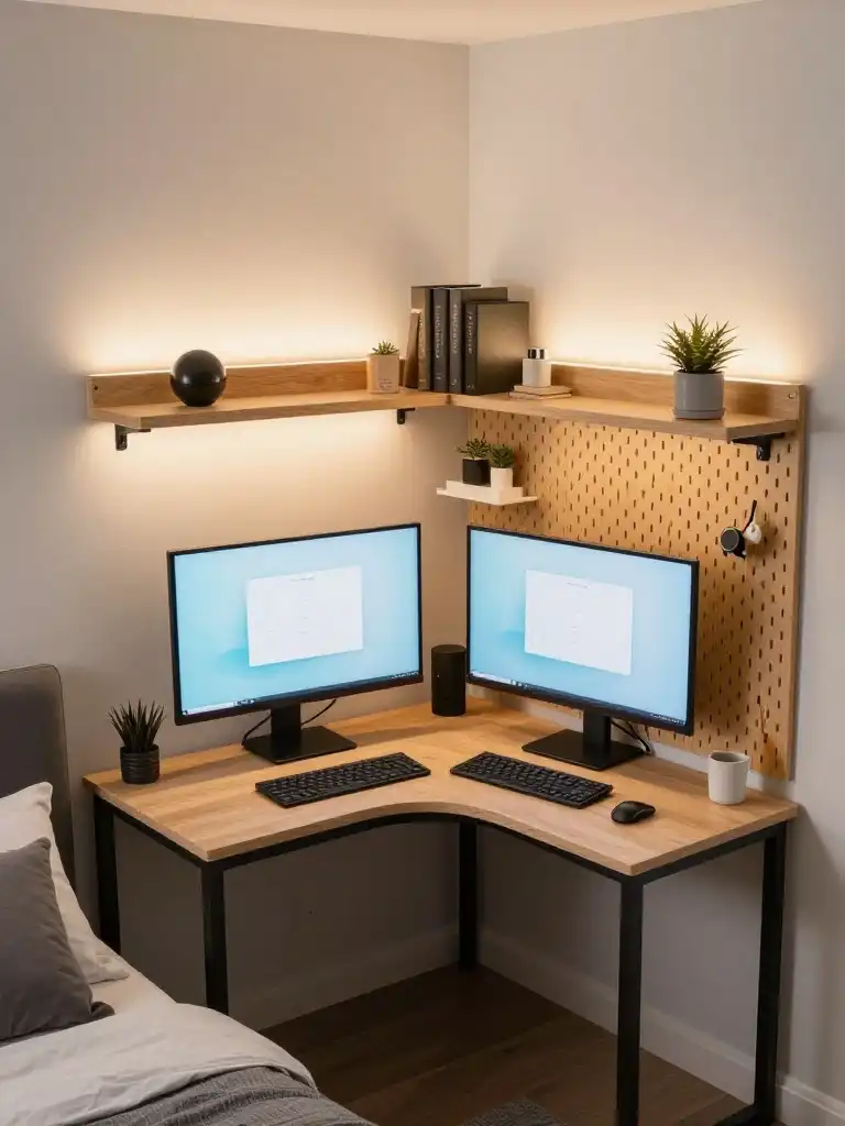 Corner Home Office Ideas to Maximize Unused Space