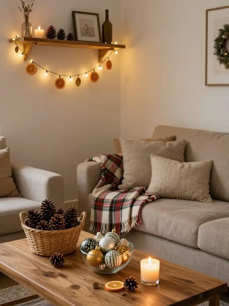 Cozy Christmas Living Room Decor Ideas on a Budget