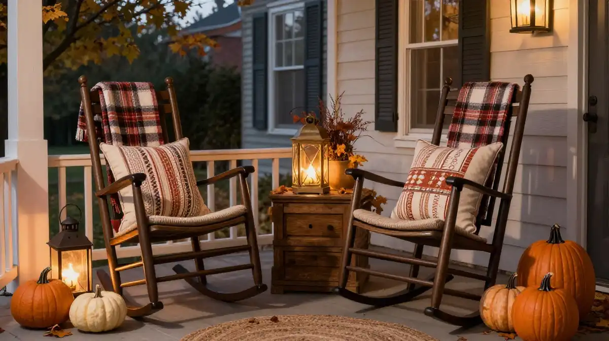 Cozy Outdoor Seating Ideas for Autumn Evenings