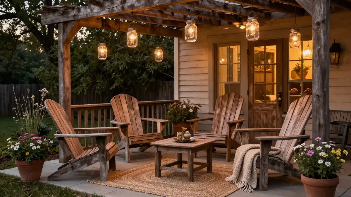 Cozy and Rustic Back Patio Ideas You'll Love