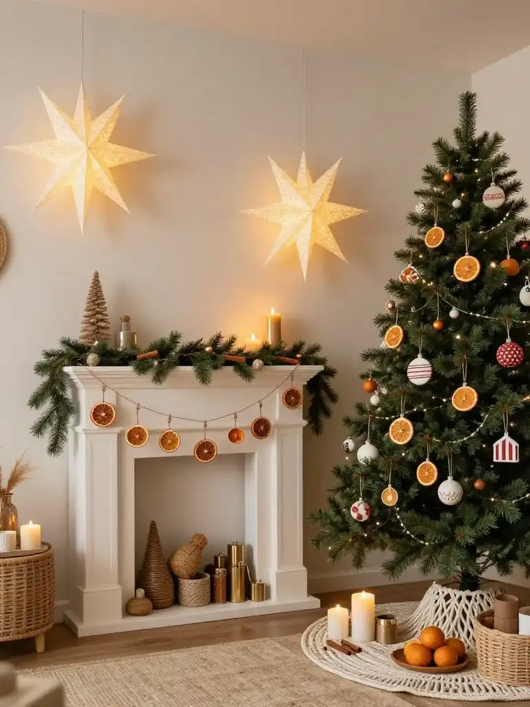 DIY Christmas Decor Ideas for Living Room