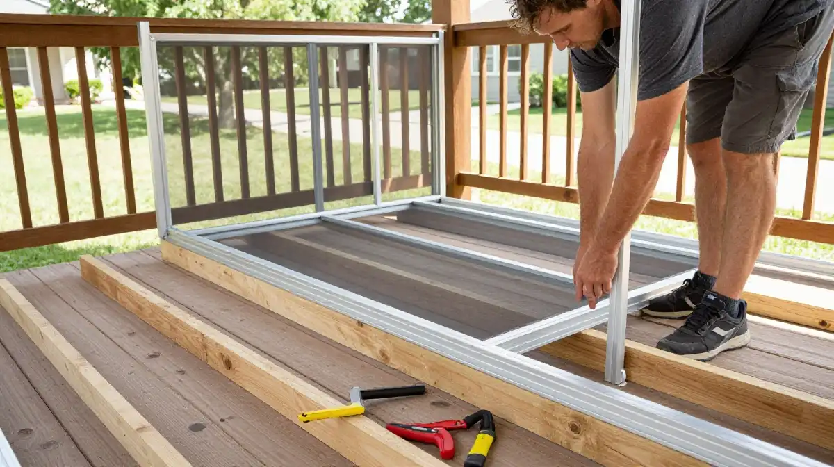DIY Screened In Back Porch Ideas on a Budget