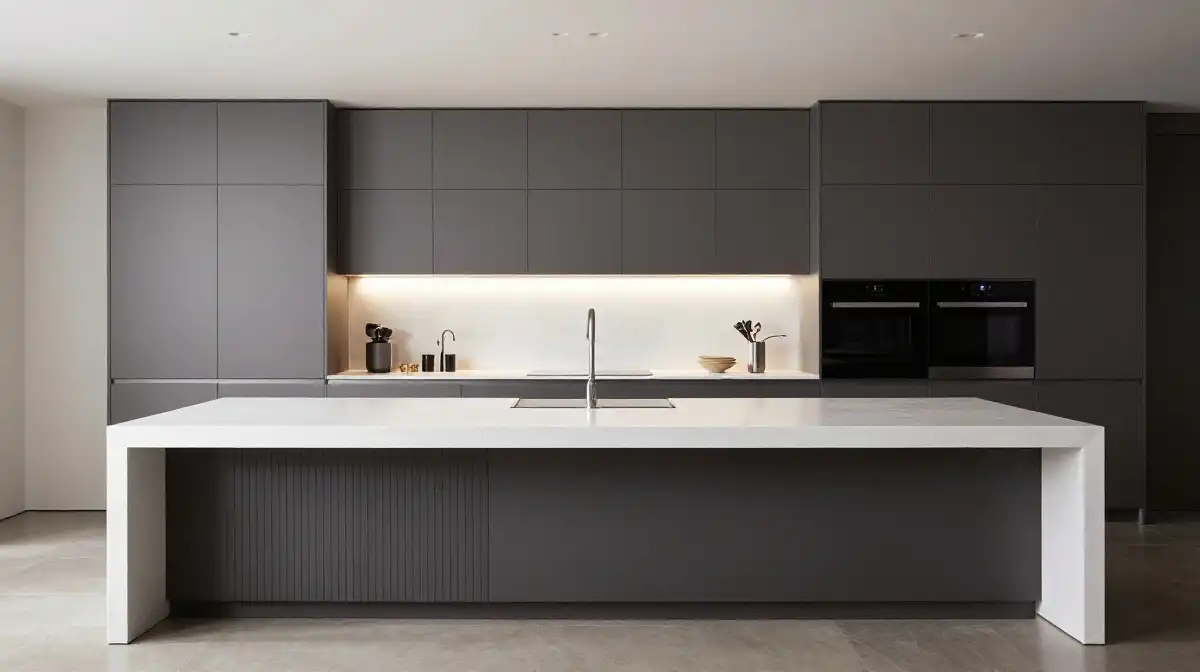 Design a Modern Waterfall Edge Kitchen Island