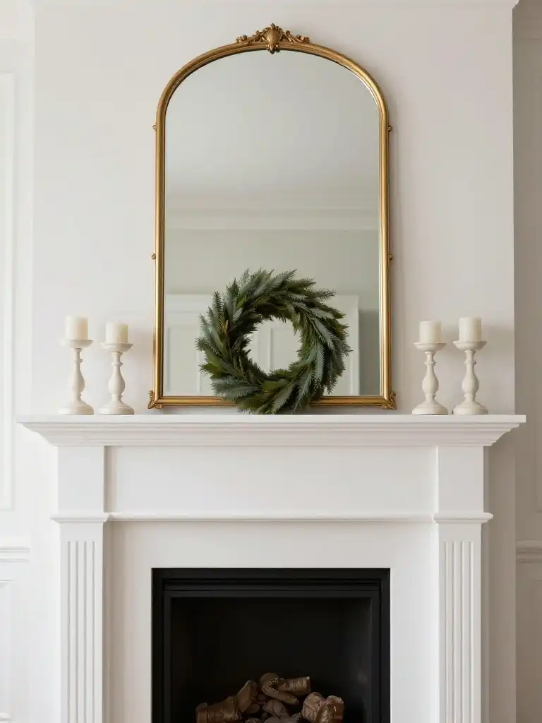 Elegant and Simple Winter Mantel Styling Tips