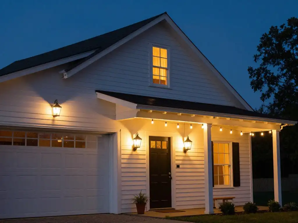 Farmhouse Exterior Lighting Ideas for a Warm & Welcoming Look
