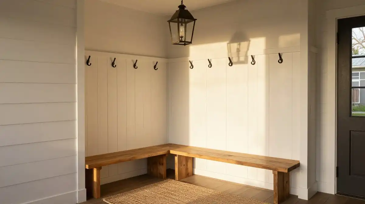 Farmhouse Mudroom Design Ideas for a Cozy Look