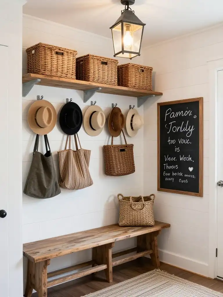 Farmhouse Small Mudroom Ideas That Are Functional and Stylish