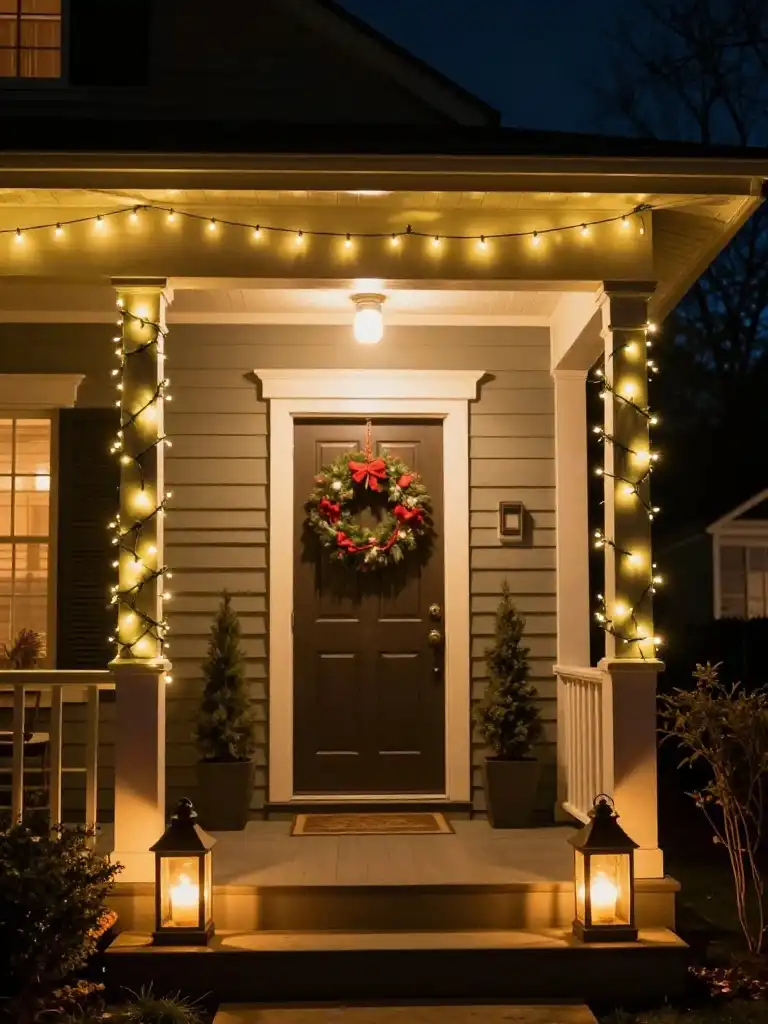 Front Porch Christmas Decor Ideas to Boost Holiday Curb Appeal