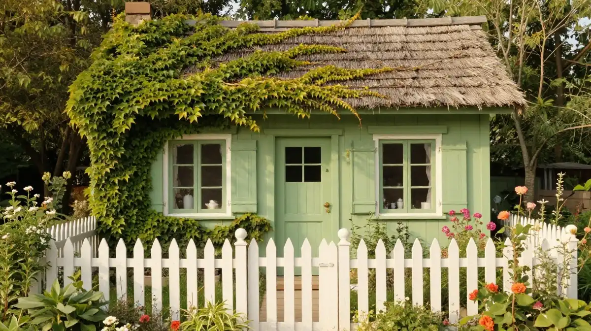  Green Cottage Exterior Ideas with Storybook Appeal