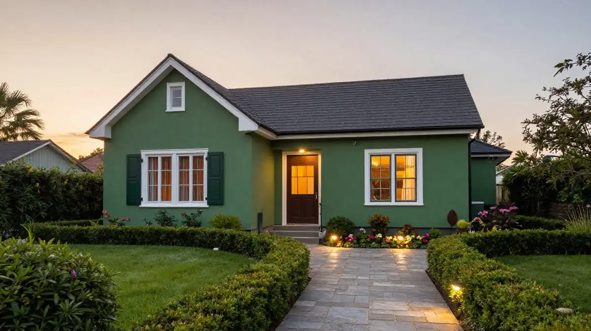  Green House Exterior Landscaping Ideas to Enhance Curb Appeal