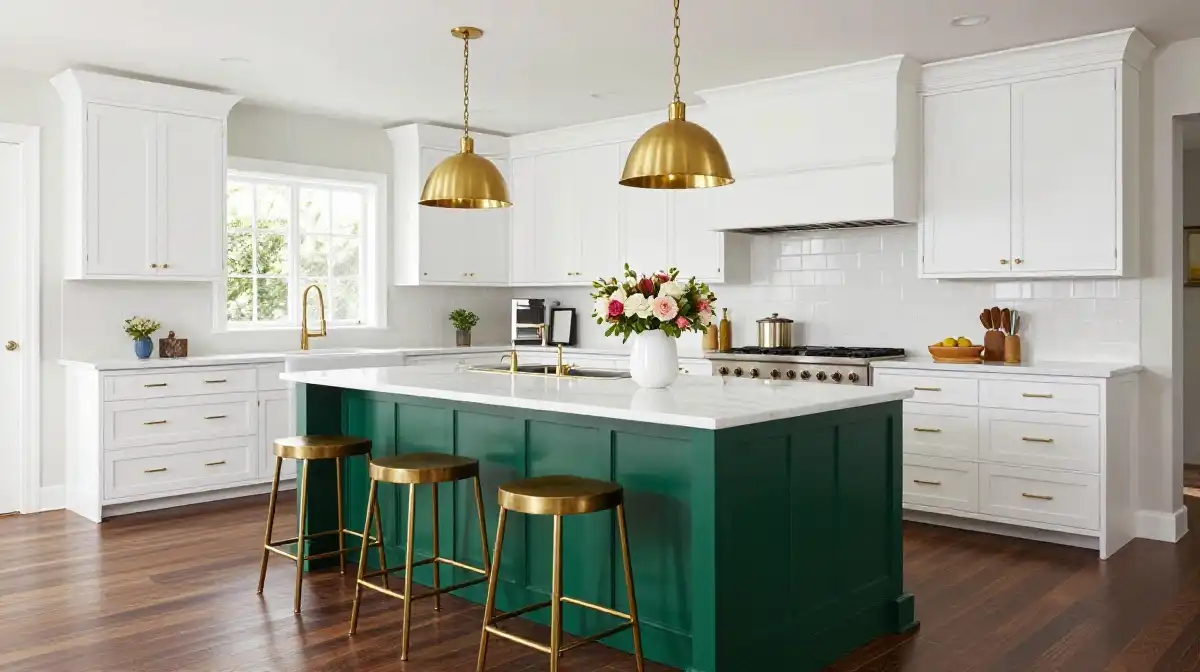 Green Kitchen Island Ideas for Bold Statement Designs