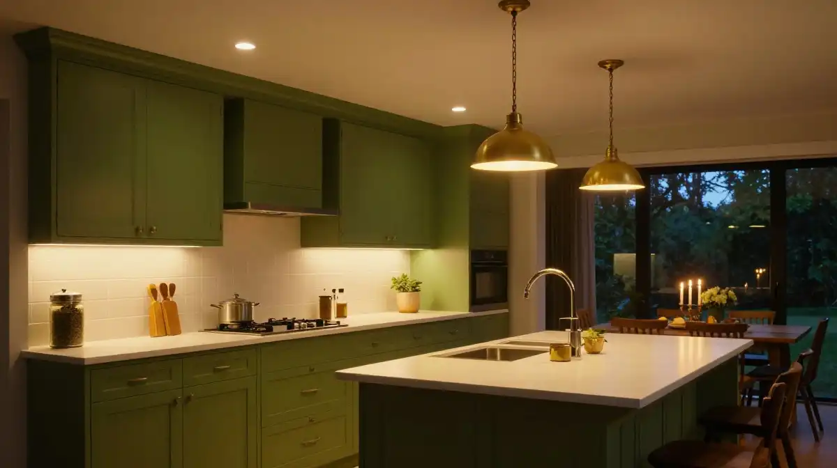 Green Kitchen Lighting Ideas to Enhance the Aesthetic