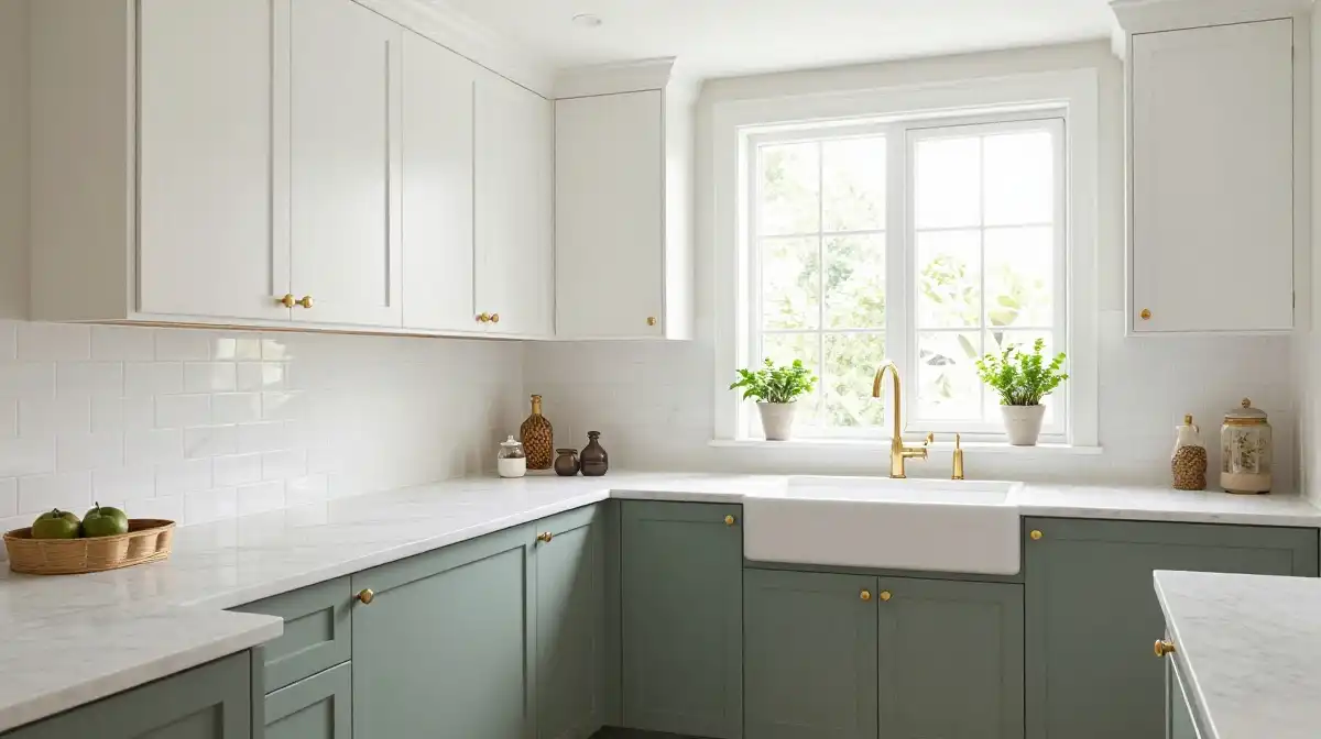 Green and White Kitchen Combinations That Always Work