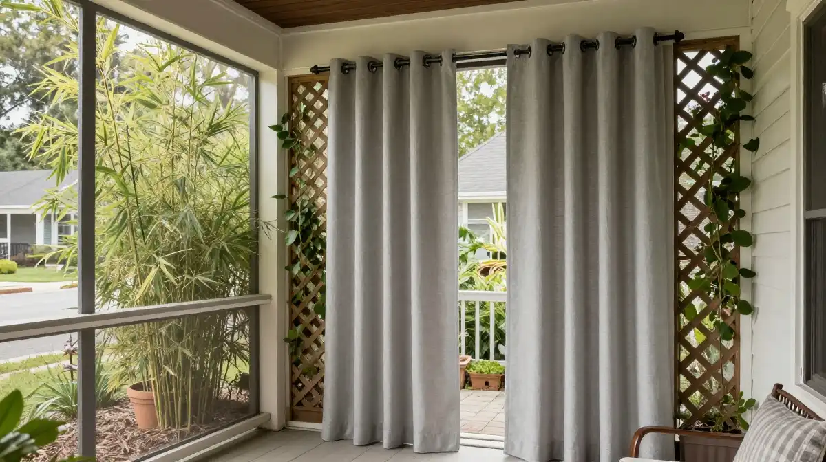 How to Add Privacy to Your Screened In Back Porch
