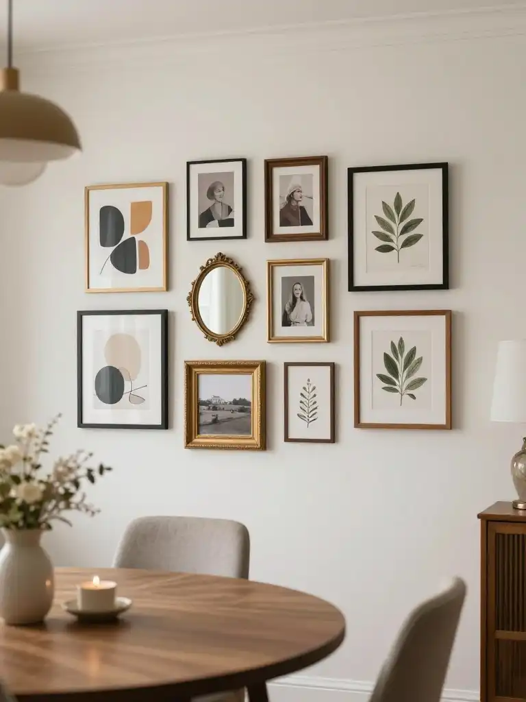 How to Create a Gallery Wall in Your Dining Room