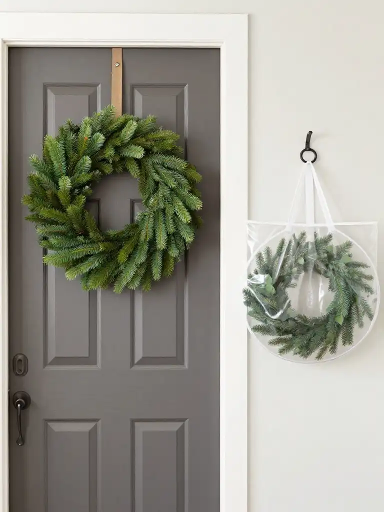 How to Hang and Store Your Christmas Wreath the Right Way