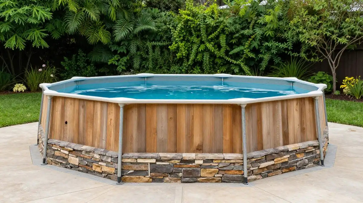 How to Make Your Above Ground Pool Look Built-In