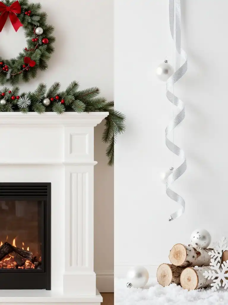 How to Transition Your Christmas Mantel to a Winter Theme