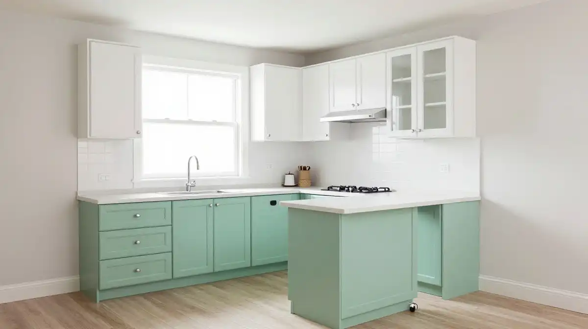 How to Use Green in a Small Kitchen