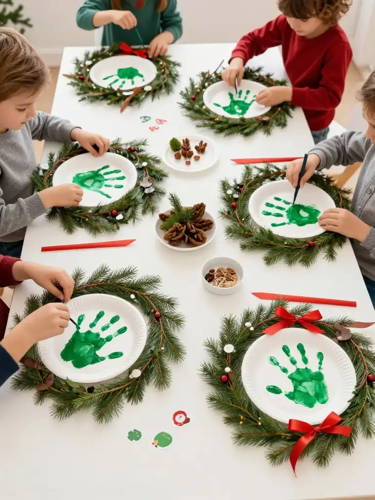 Kid-Friendly Christmas Wreath Craft Ideas for Families