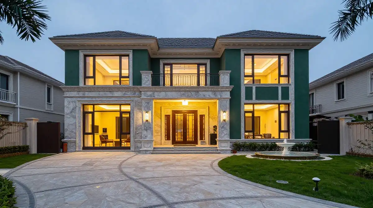  Luxury Green House Exterior Ideas with High-End Finishes