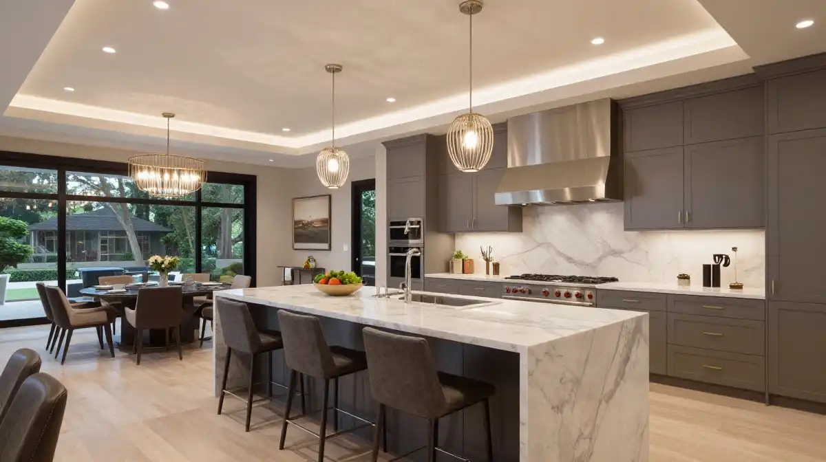 Make a Statement with a Large Center Island