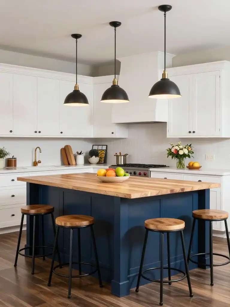  Modern Farmhouse Kitchen Island Designs