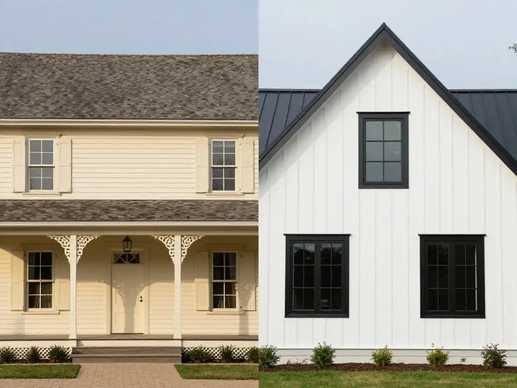 Modern vs. Traditional Farmhouse Exterior: Which Style Suits You?