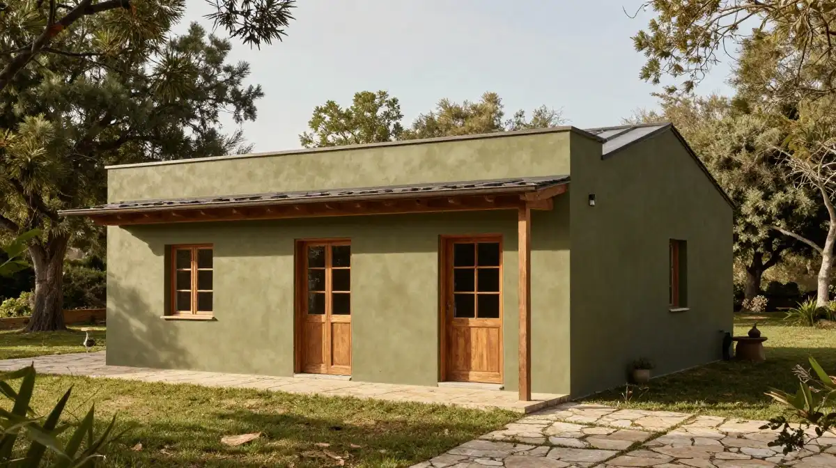  Olive Green House Exterior Ideas for Warm Natural Charm