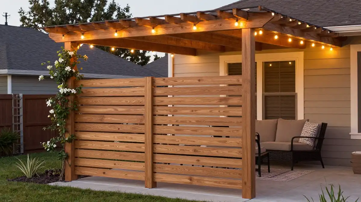 Privacy Screen and Pergola Ideas for Your Back Patio