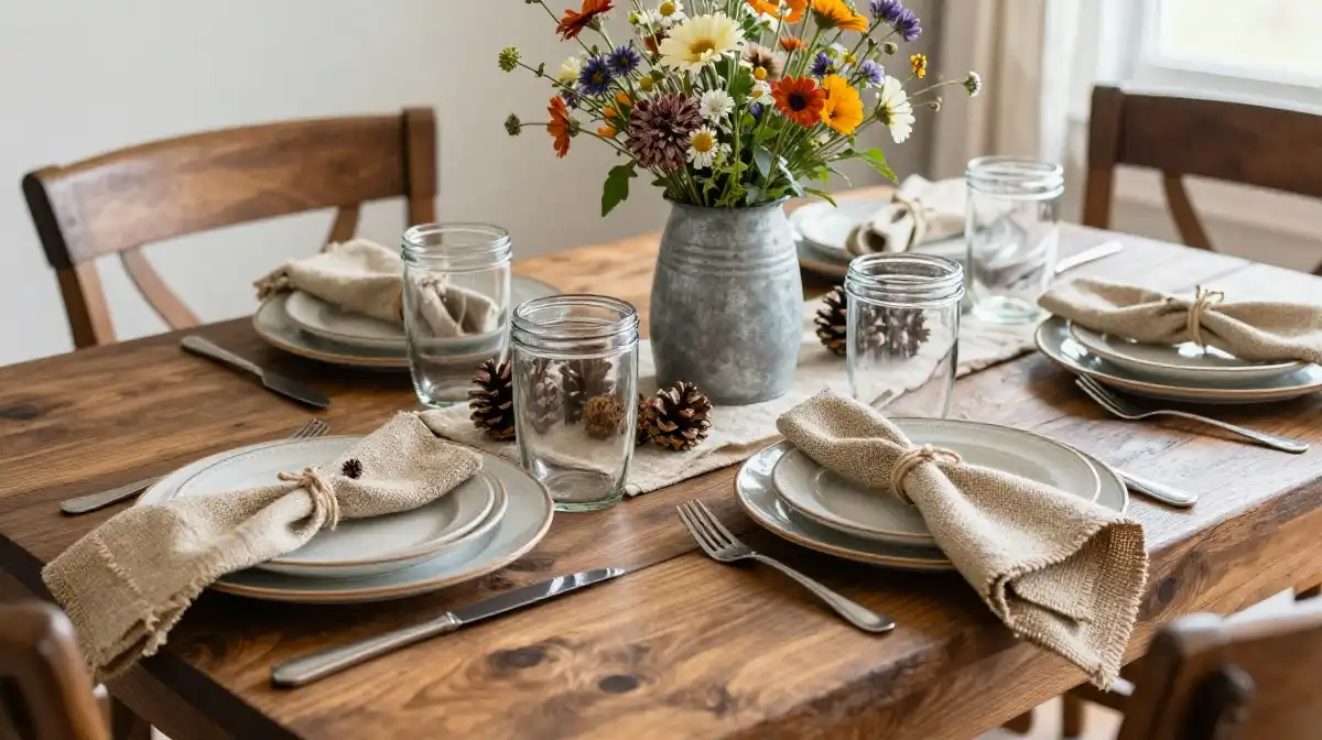 Rustic Thanksgiving Table Decor Ideas