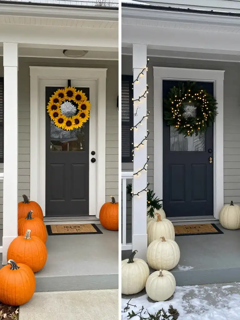 Seasonal Porch Makeover: Transitioning From Fall Decor to Winter Decor