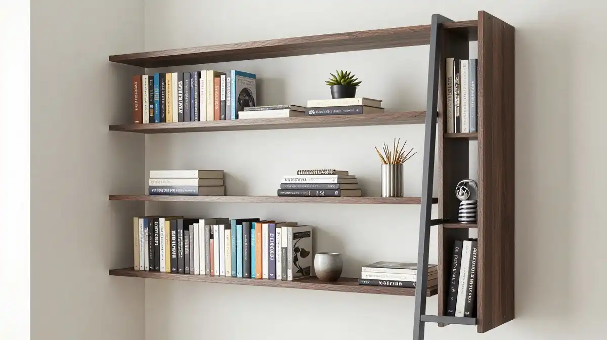 Space-Saving Bookshelf Ideas for Small Rooms