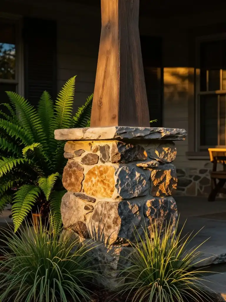 Stone and Brick Accents for Craftsman Homes
