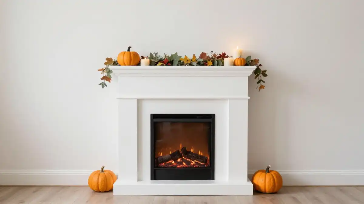  Style a Small Fireplace with Simple Fall Decorating Ideas