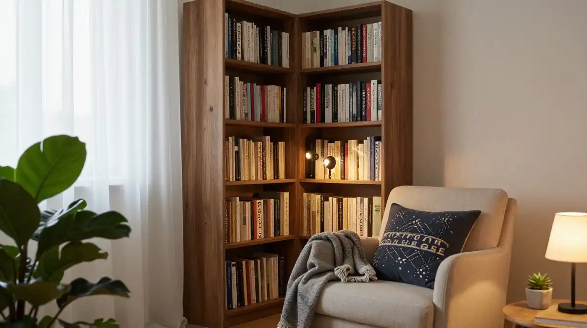 Turning an Unused Corner into a Reading Retreat