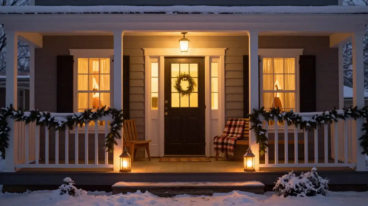 15 Winter Porch Decor Ideas: Transform Your Outdoor Space Into a Cozy Winter Wonderland