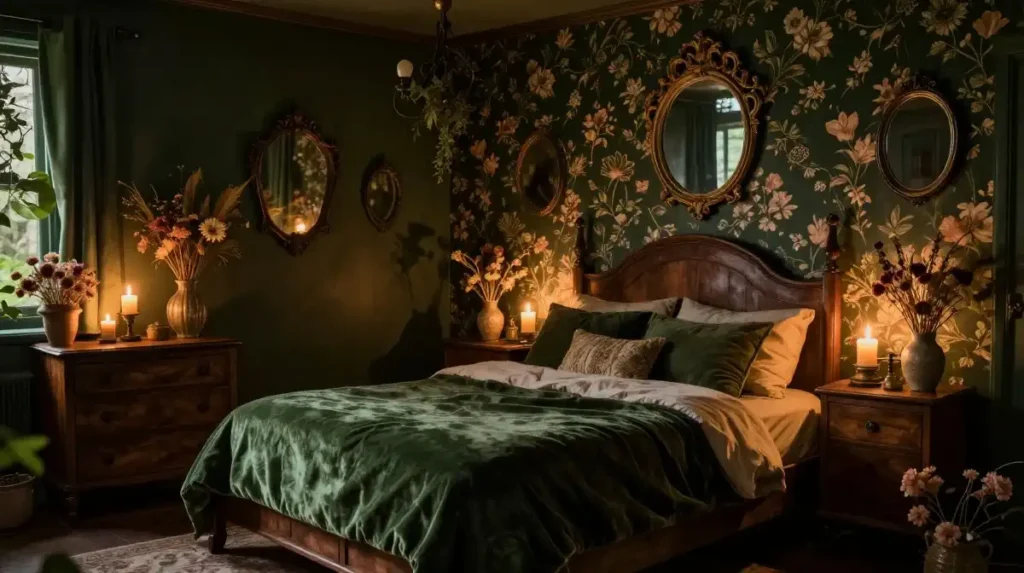 16 Dark Cottagecore Bedroom Ideas for a Cozy and Moody Retreat