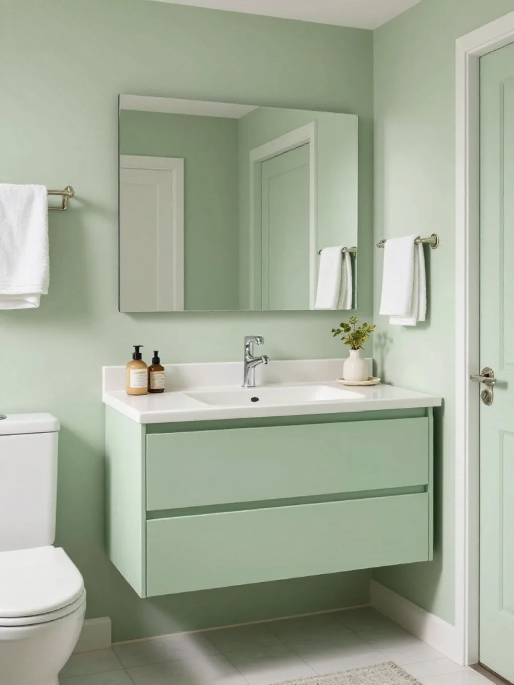 Small Green Bathroom Ideas to Maximize Space