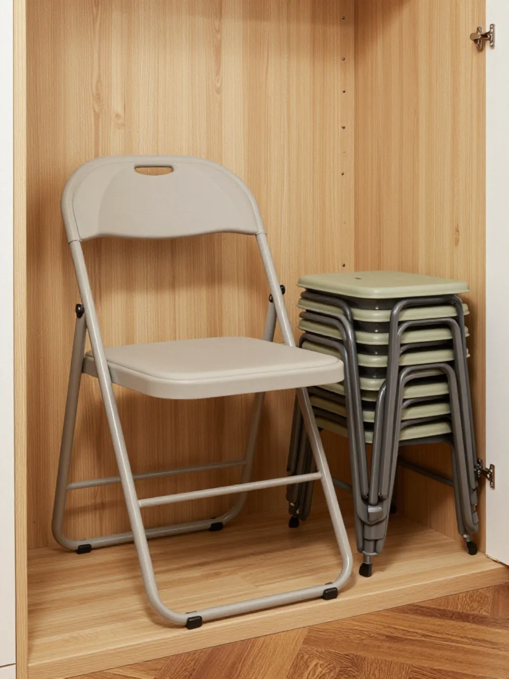 Add Foldable or Stackable Furniture