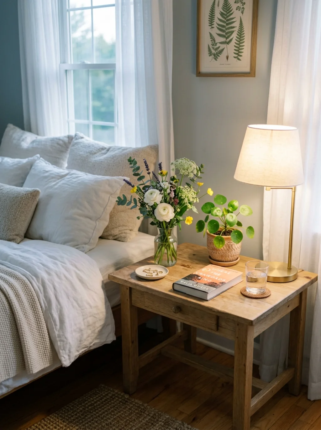 Add Fresh Flowers or Greenery