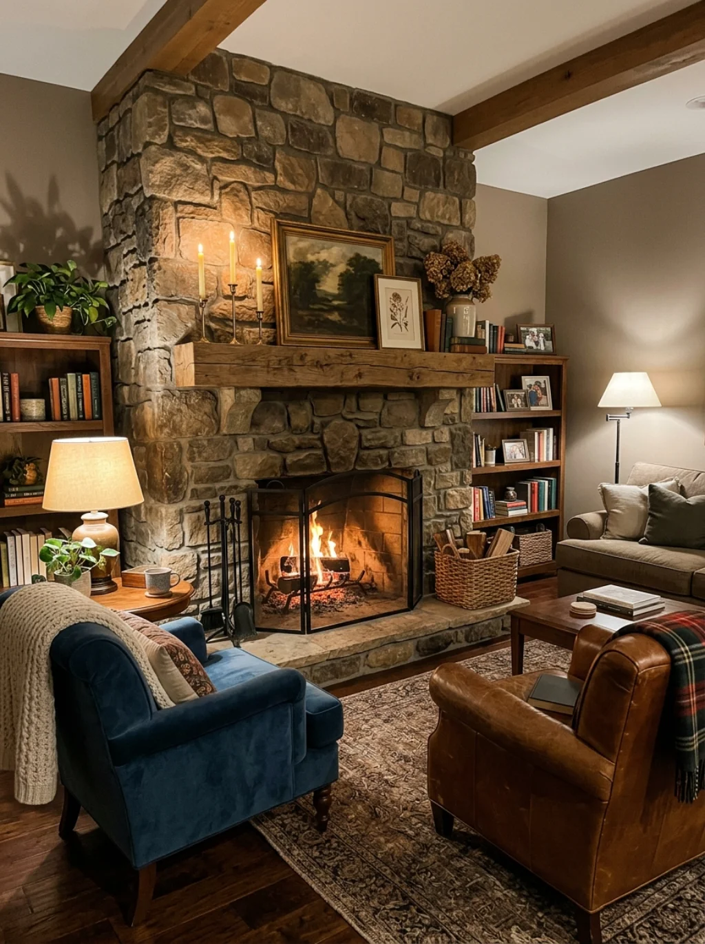 Add a Statement Fireplace as a Focal Point