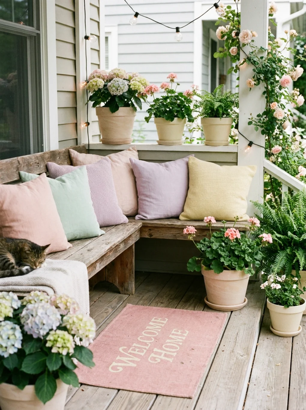 Adding Pastel Accents to Your Porch Decor